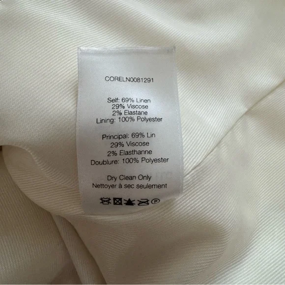 VERONICA BEARD Linen Schoolboy Balzer - Picture 3 of 3